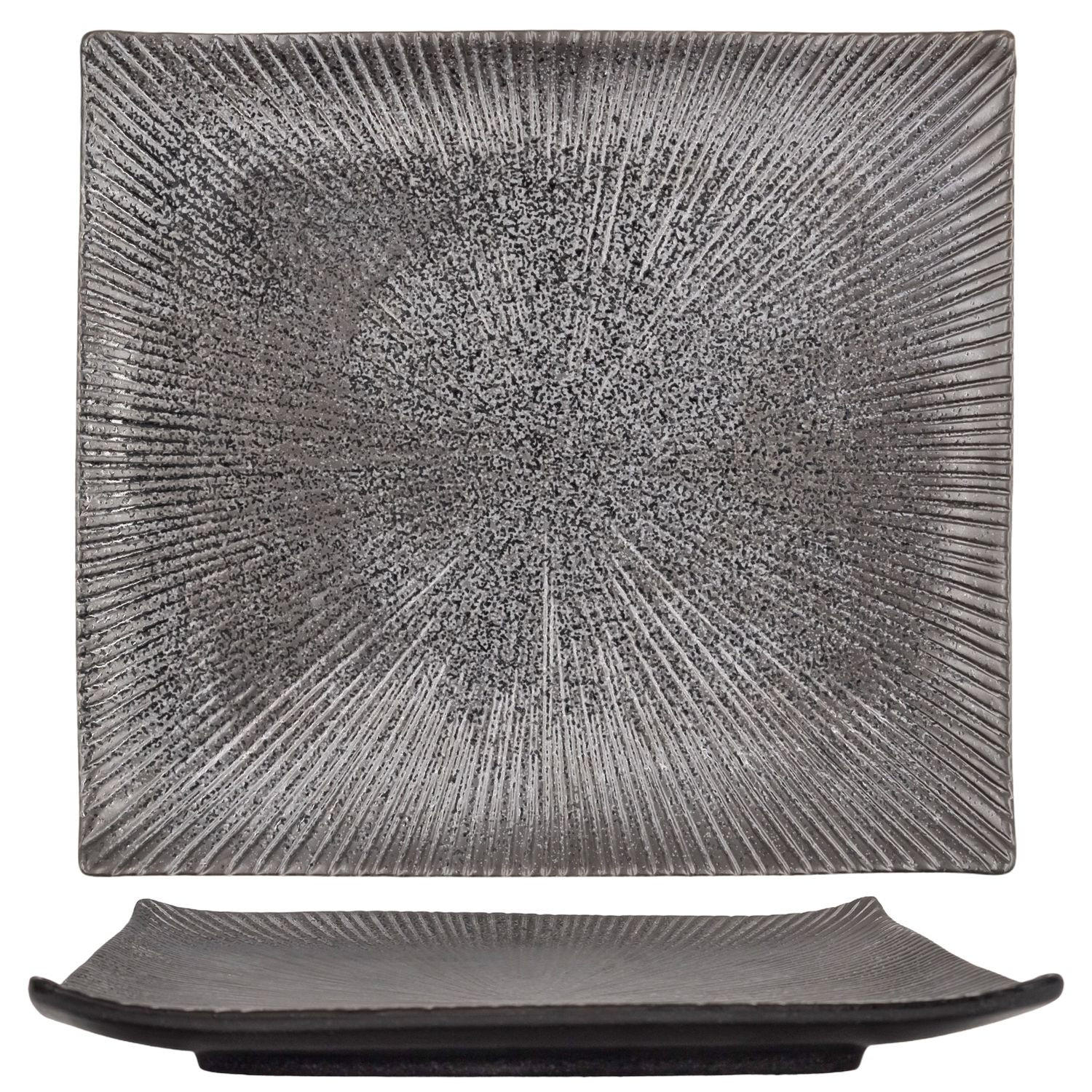 SUSHI TELLER - Schwarz, Keramik (23.4/3.8/26cm) - Intirilife