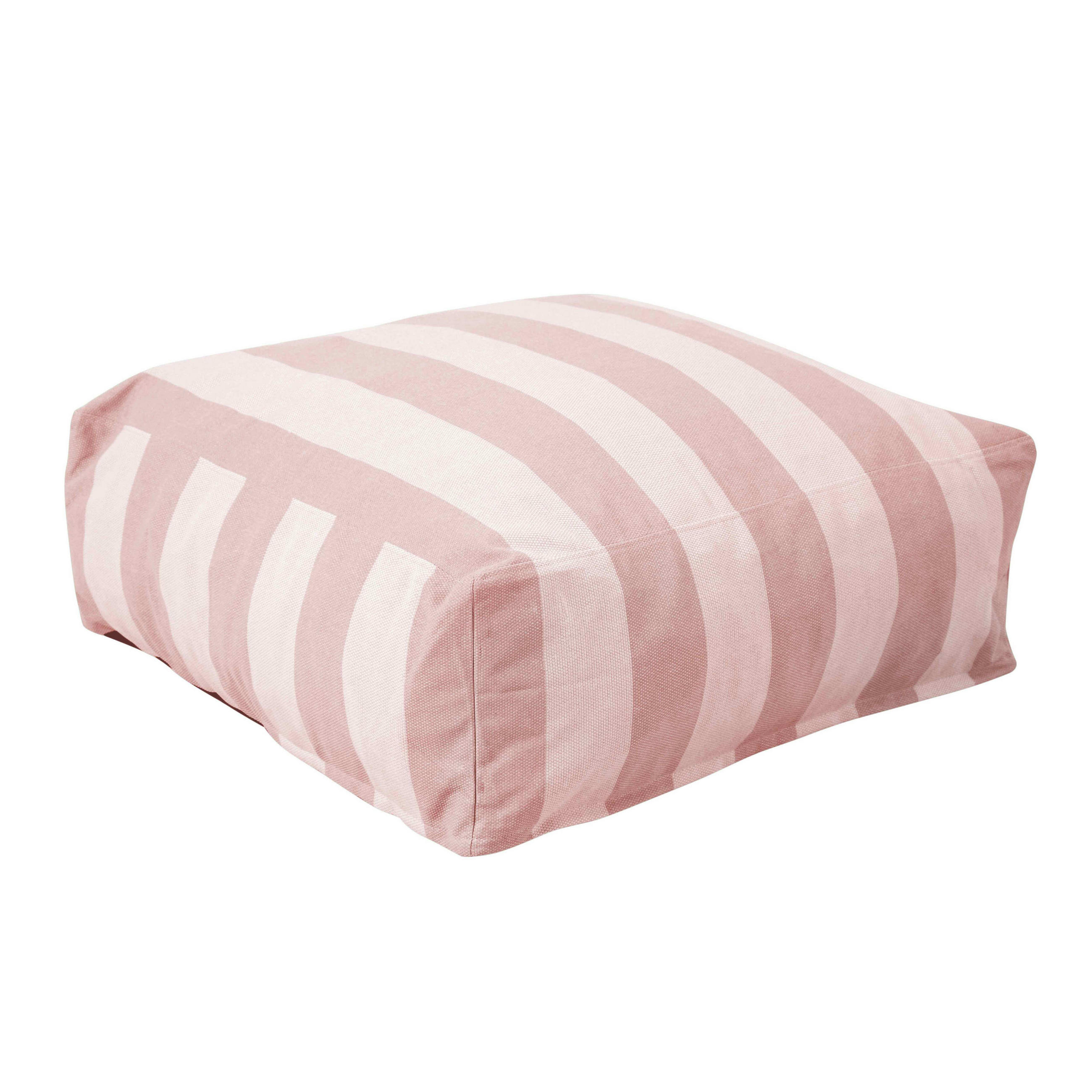 OUTDOOR-SITZSACK, Puderrosa - Pink, Textil - Oviala