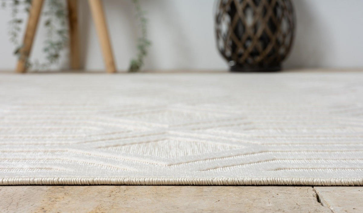 OUTDOORTEPPICH Elaria Creme,Ecru,Weiß 100/160 cm - Creme, Textil (100/160cm) - My-Rug