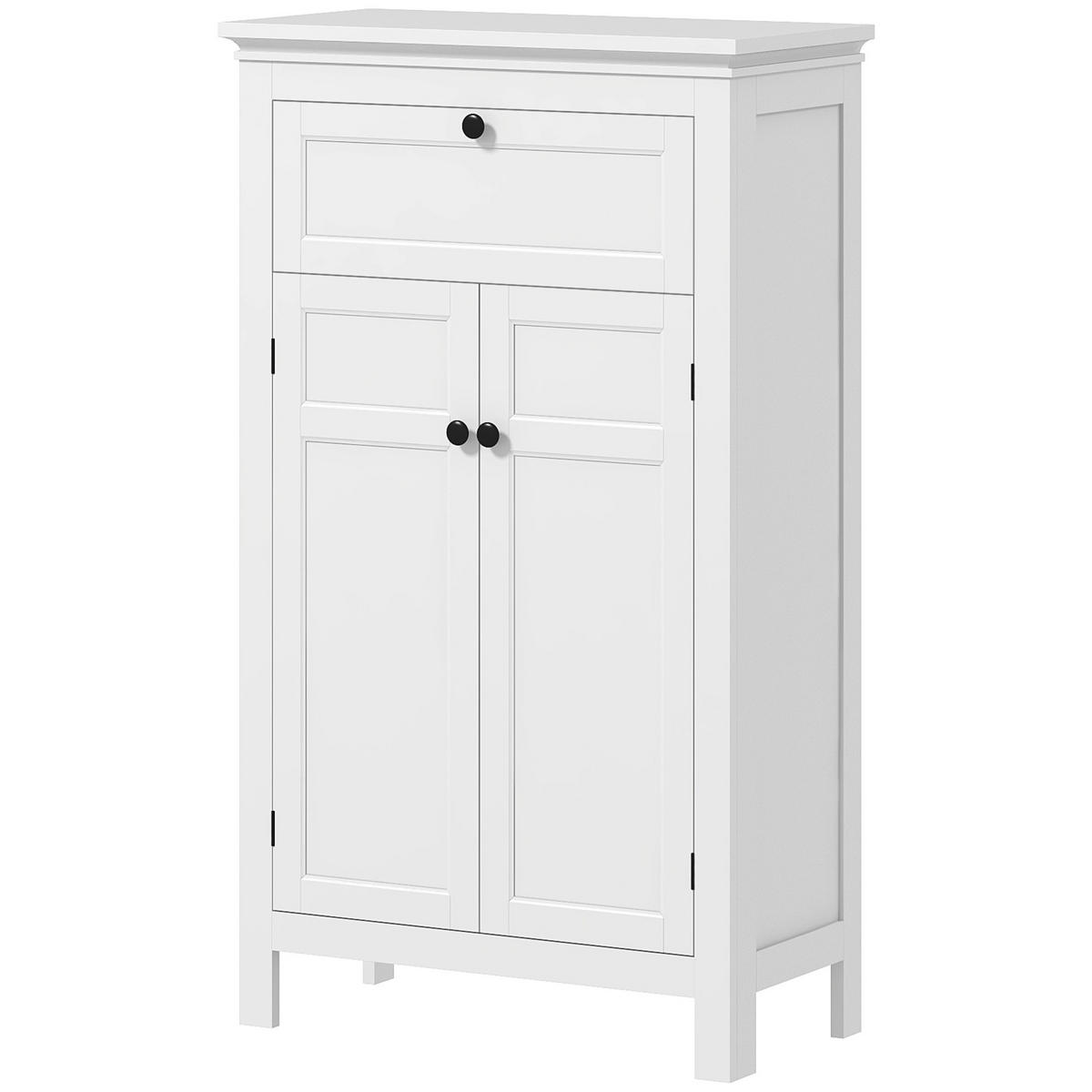 MIDISCHRANK DE-17317 mit Schublade & verstellbaren Regalen Weiß - Weiß, Holzwerkstoff (30/102.5/60cm) - ComfortXL