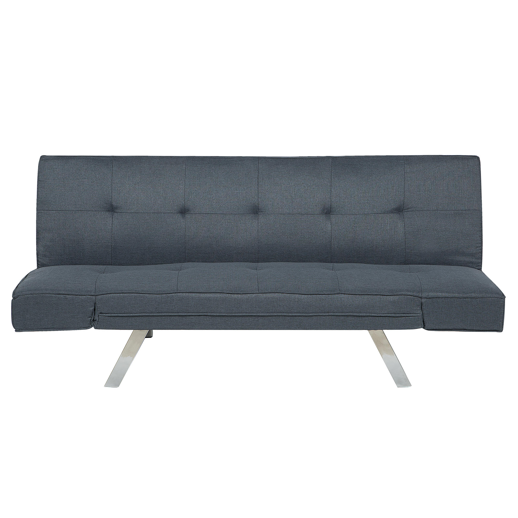 3-SITZER-SCHLAFSOFA Polsterbezug Dunkelblau Bristol - Dunkelblau, Textil (180/84/74cm) - Beliani