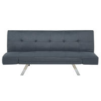 3-SITZER-SCHLAFSOFA Polsterbezug Dunkelblau Bristol - Dunkelblau, Textil (180/84/74cm) - Beliani