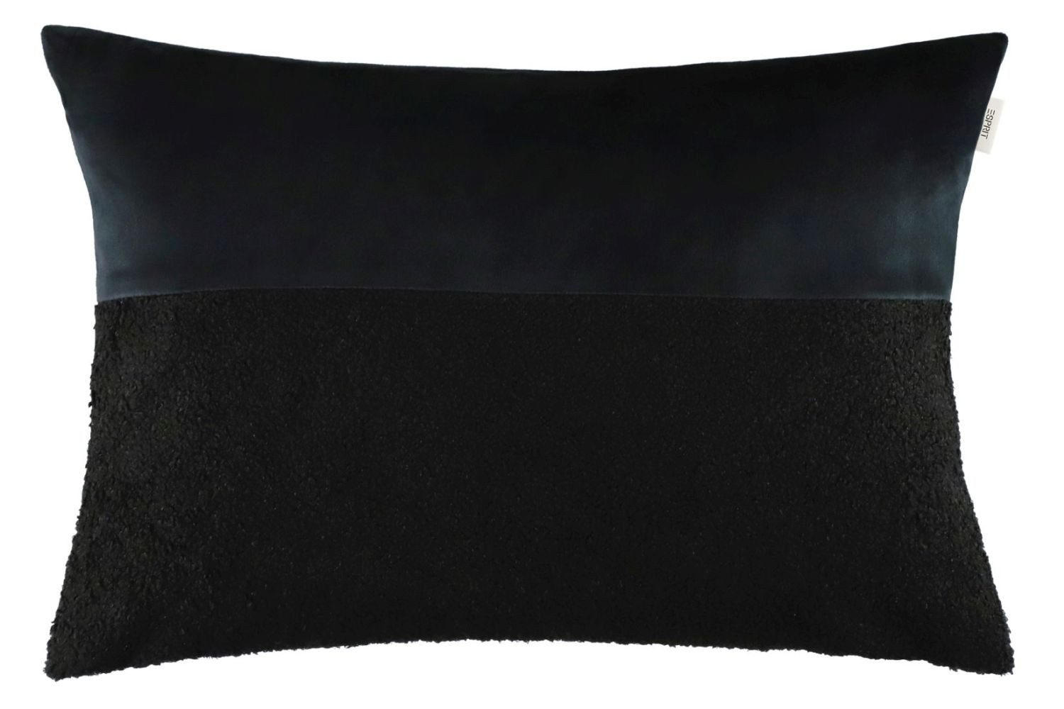 KISSENHÜLLE Paddy black 38x58cm - Schwarz, Textil (58/38cm) - Esprit