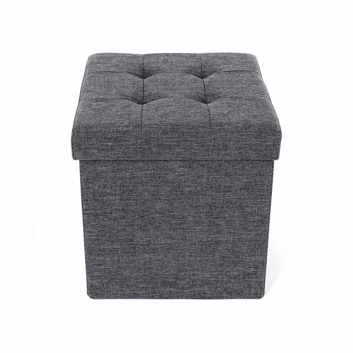 SITZHOCKER SITZWÜRFEL - Grau, Holzwerkstoff (38/38/38cm) - Hansiro