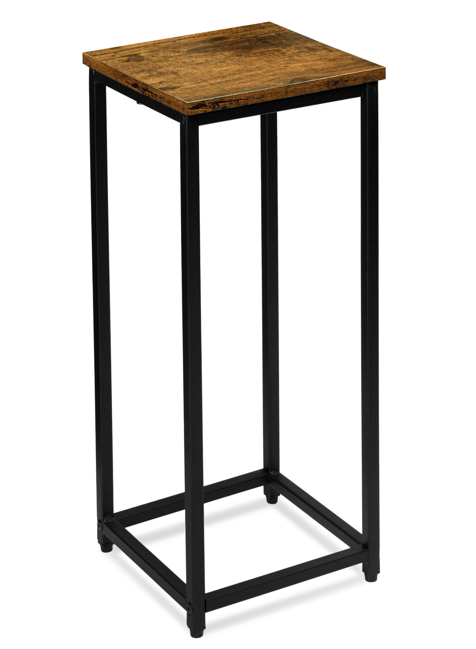 BLUMENSTÄNDER - Dunkelbraun, Holzwerkstoff/Metall (24/24/63cm)