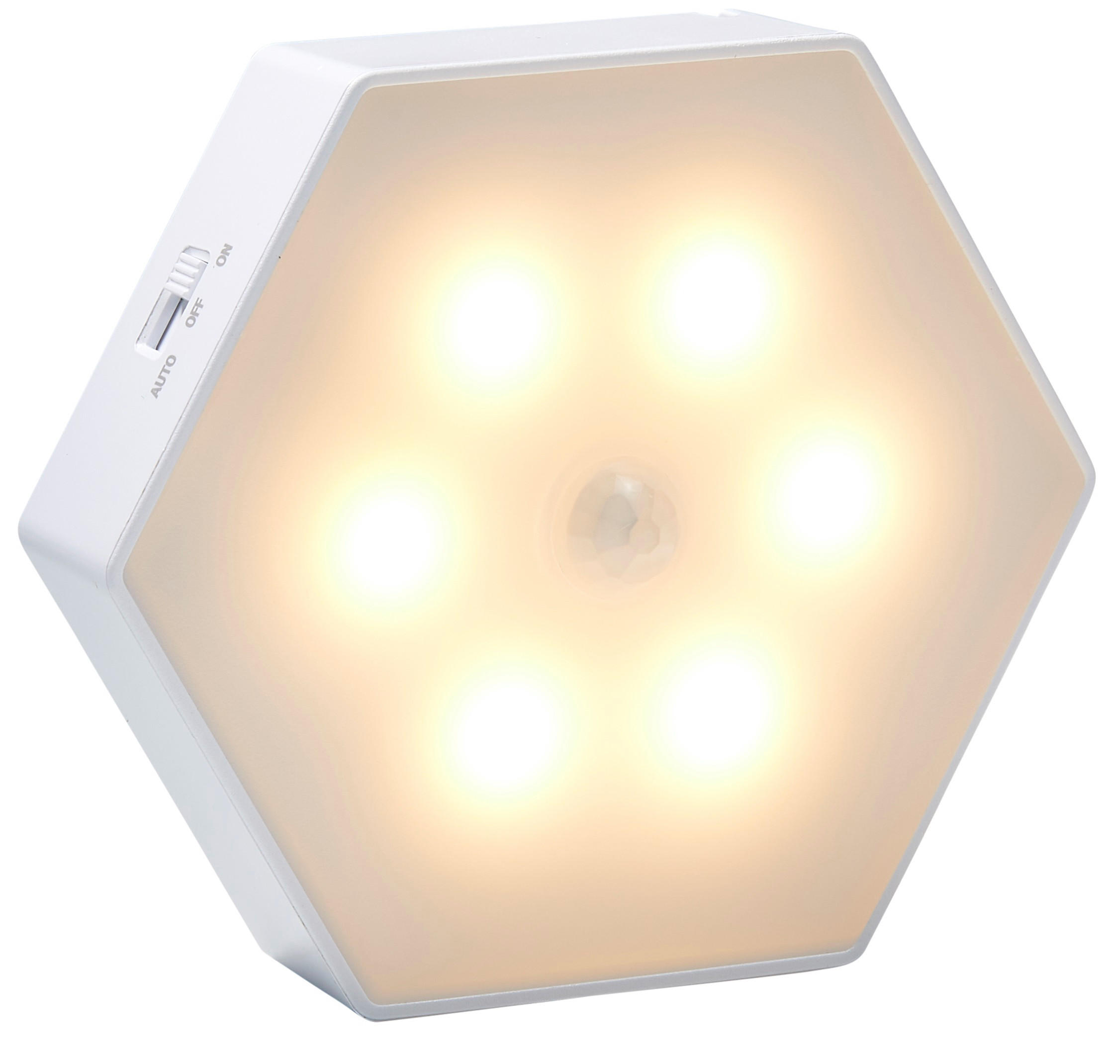 Northpoint Led-Batterie-Sensorleuchte Weiß 9.1x2.6x8.1 cm