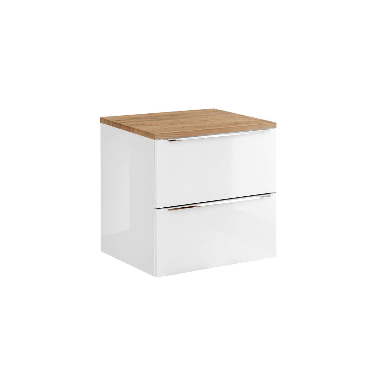 WASCHTISCHUNTERSCHRANK 60.4cm April Weiß - Weiß, Holzwerkstoff (60.4/59/46cm) - Petits-meubles