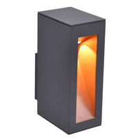 LED AUSSEN-WANDLEUCHTE Aluminium Anthrazit - Anthrazit, Metall (7.1/19/13.3cm)