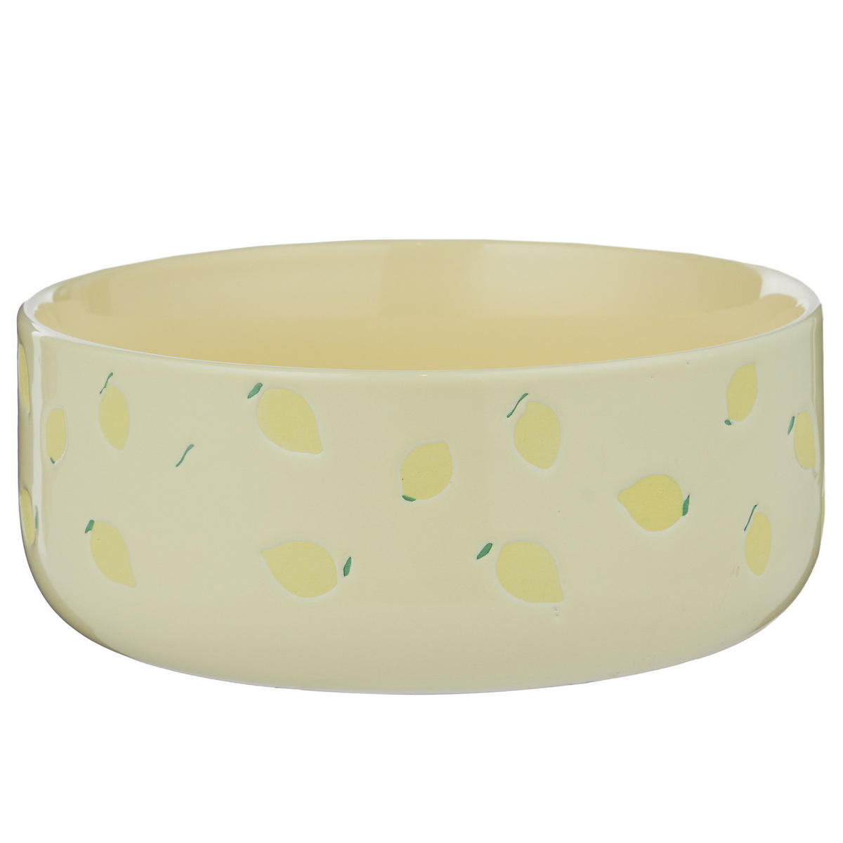 SCHÜSSEL (4er-Set) Good Vibes Cioa Bella 720 ml - Gelb, Keramik (15/15/6cm) - Butlers