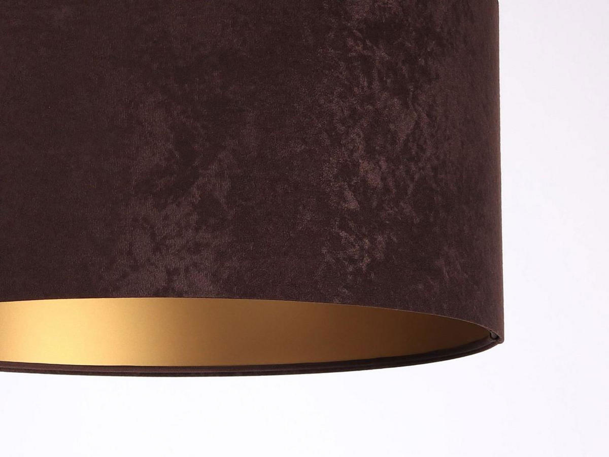 HÄNGELEUCHTE Gold 50/25 cm - Goldfarben/Braun, Kunststoff (50/0.8/25cm) - ONZENO