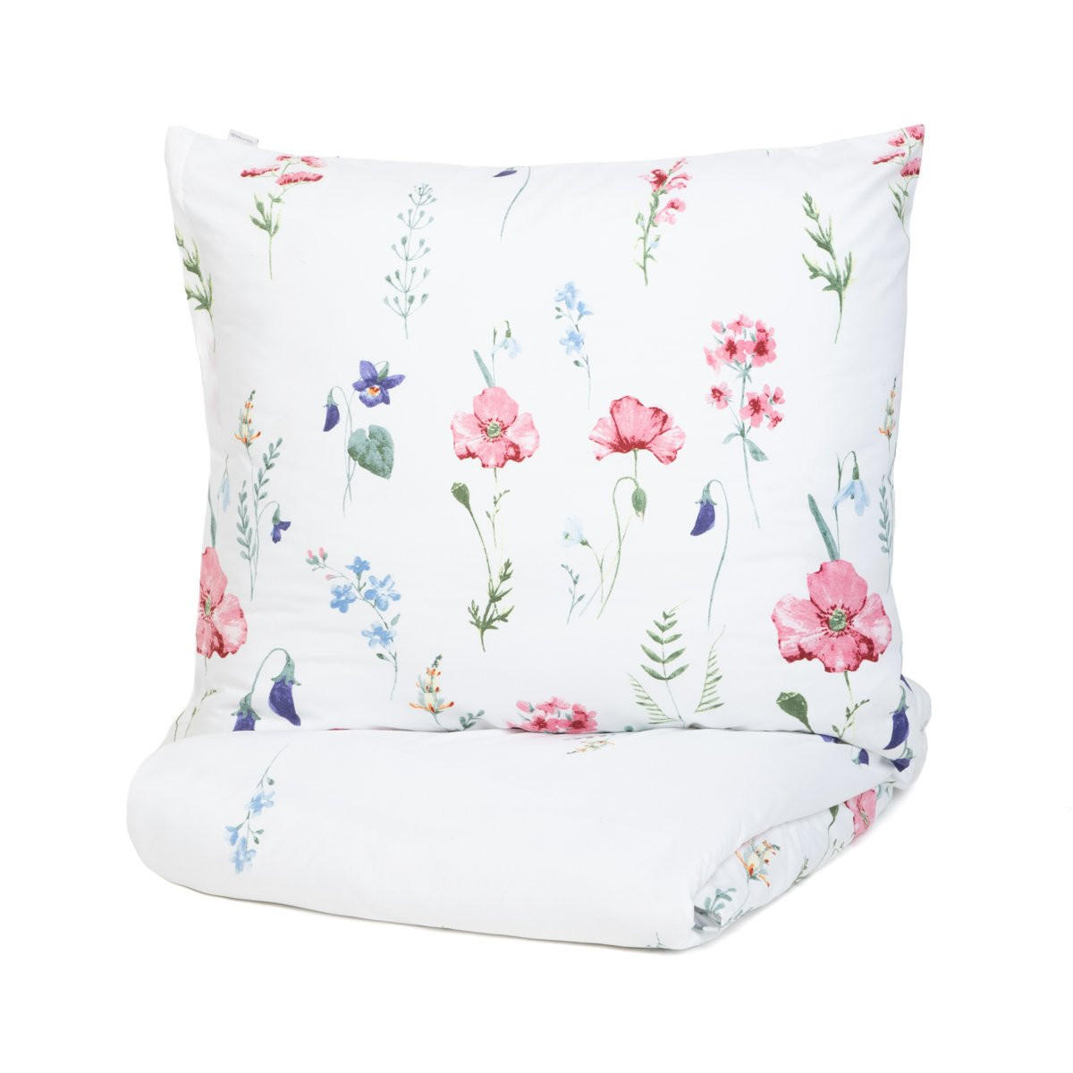 BETTWÄSCHE Perhonen 160/200 cm - Multicolor/Weiß, Textil (160/200cm) - Homla