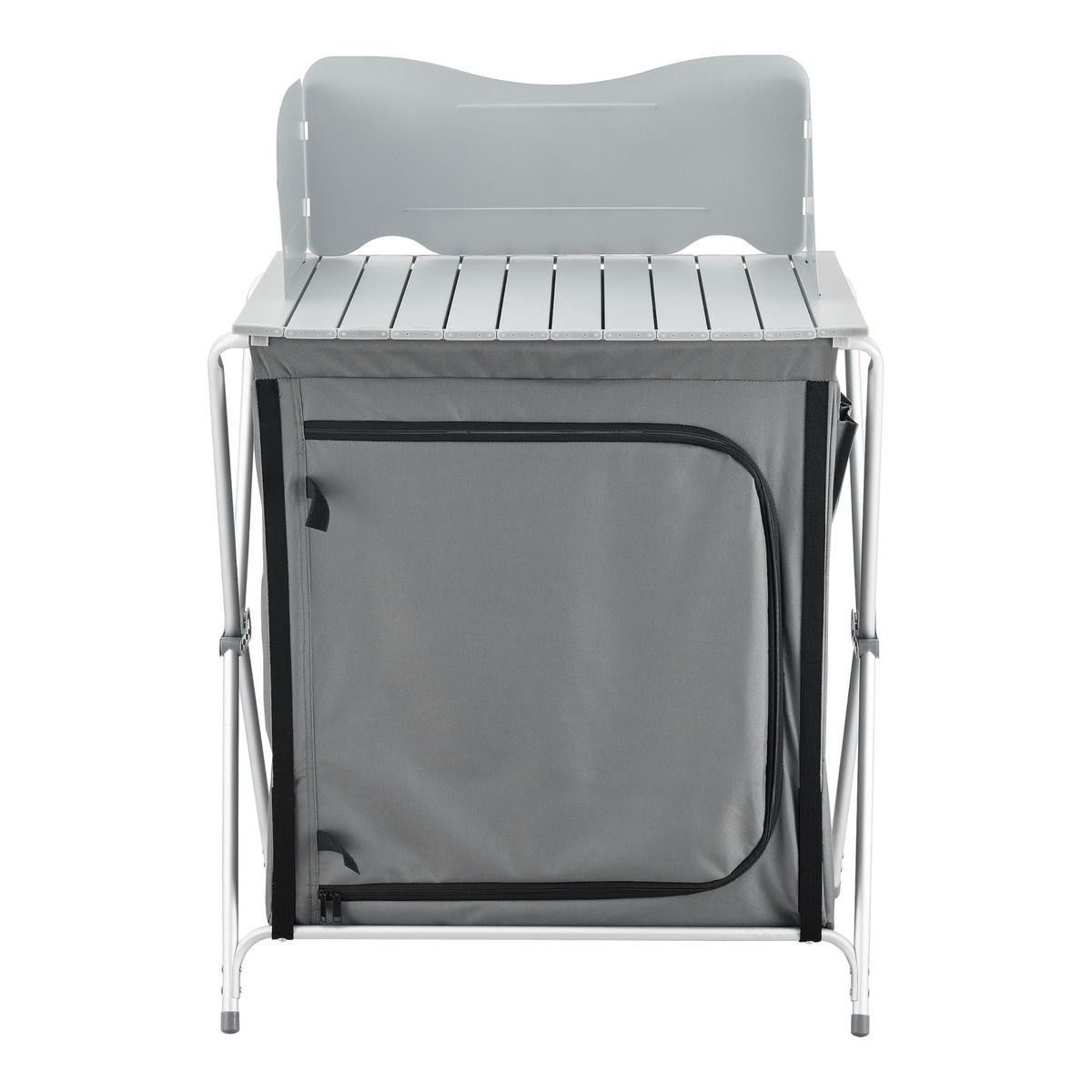 CAMPINGSCHRANK Tullinge - Grau, Textil/Metall (52/70/109.5cm) - [en.casa]