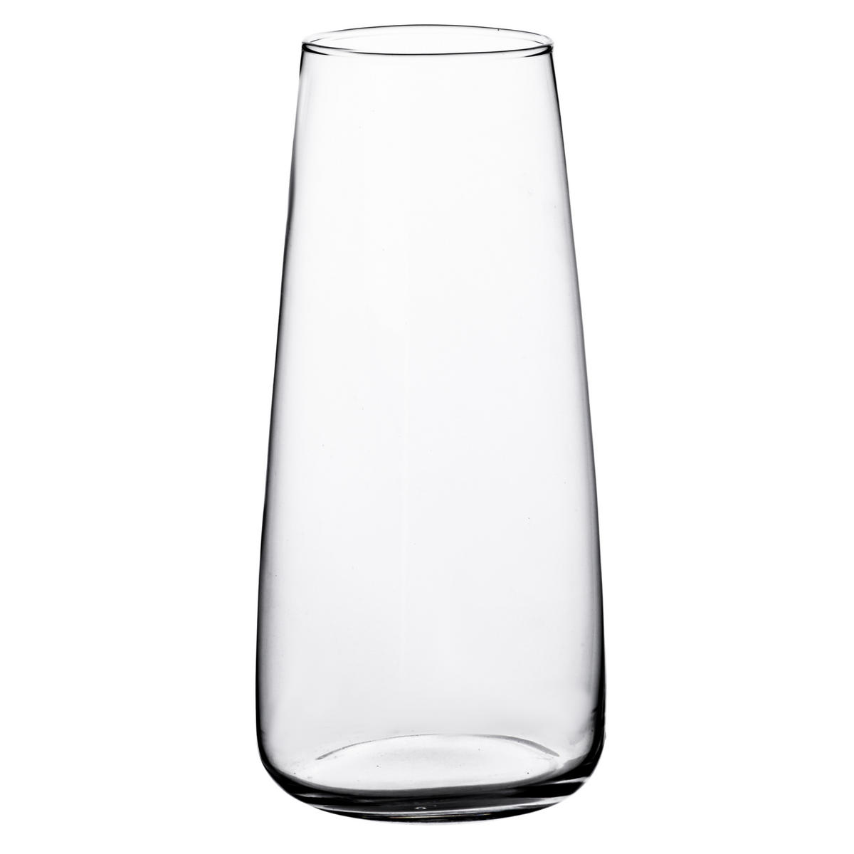 VASE Serenite Transparent 9x7xh22 cm Glas - Transparent, Glas (22cm) - Mondex