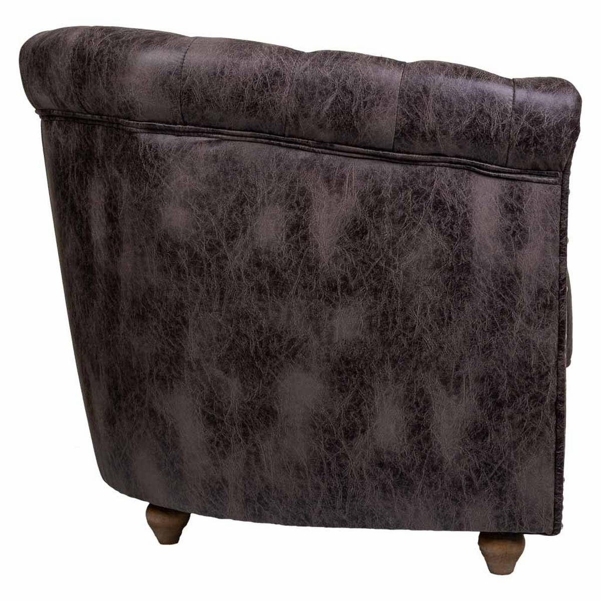 SESSEL gepolstert 80x80x48/72 cm - Braun, Textil (80/72/80cm) - Wanderlust