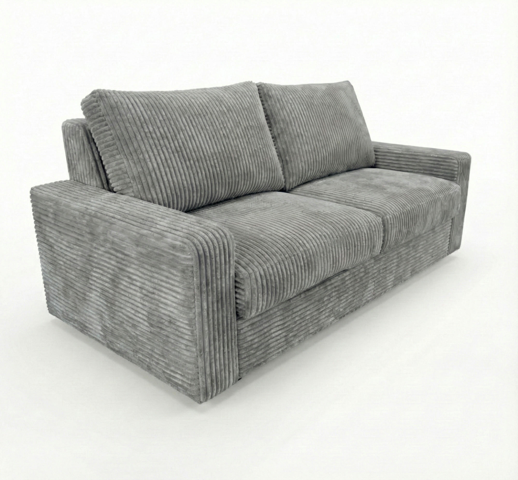 SCHLAFSOFA Siena, sofa mit Bettfunktion, 140x200, Grau - Grau, Textil (176/81/100cm) - AN-Moebel 4u