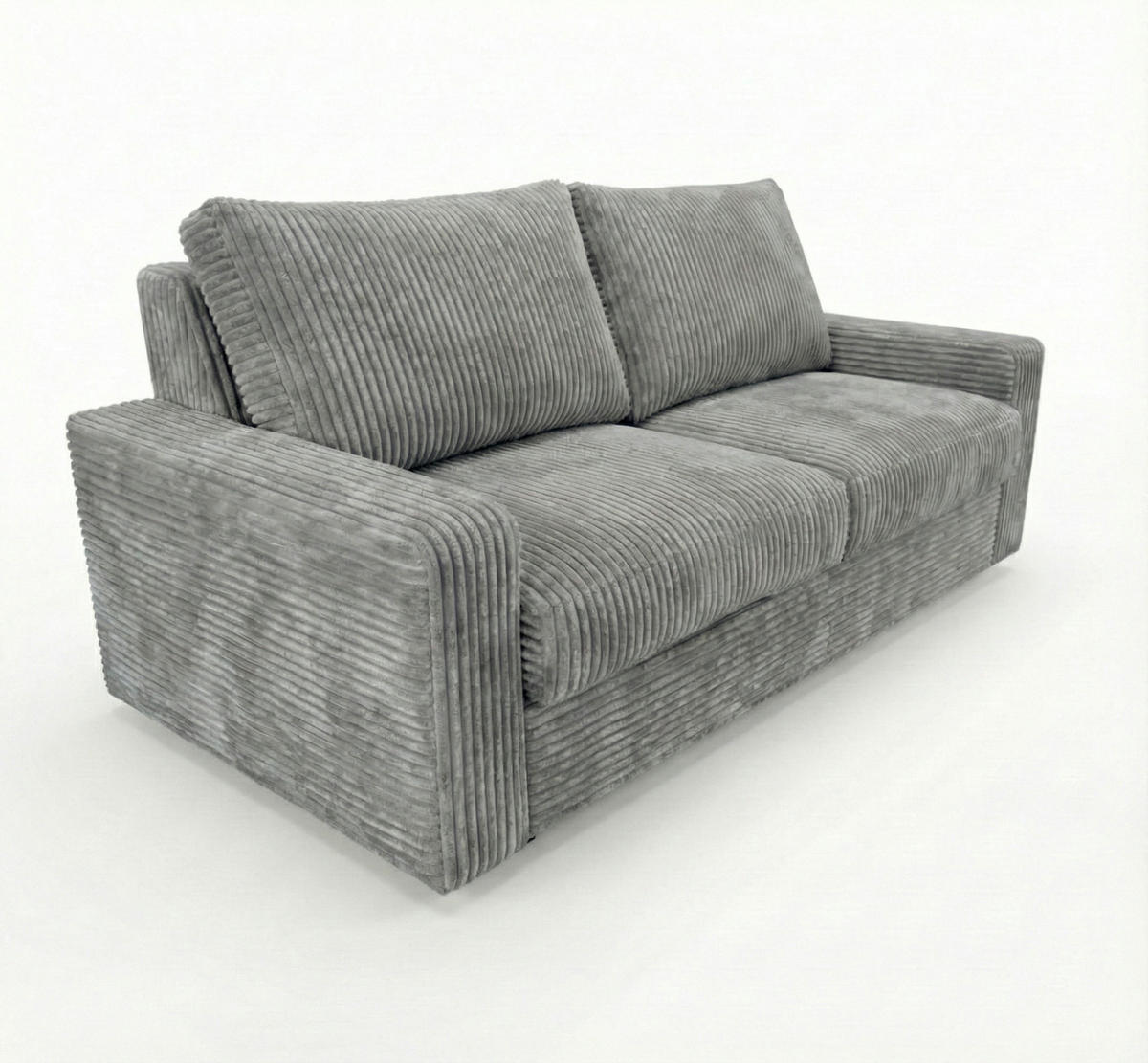 SCHLAFSOFA Siena, sofa mit Bettfunktion, 140x200, Grau - Grau, Textil (176/81/100cm) - AN-Moebel 4u