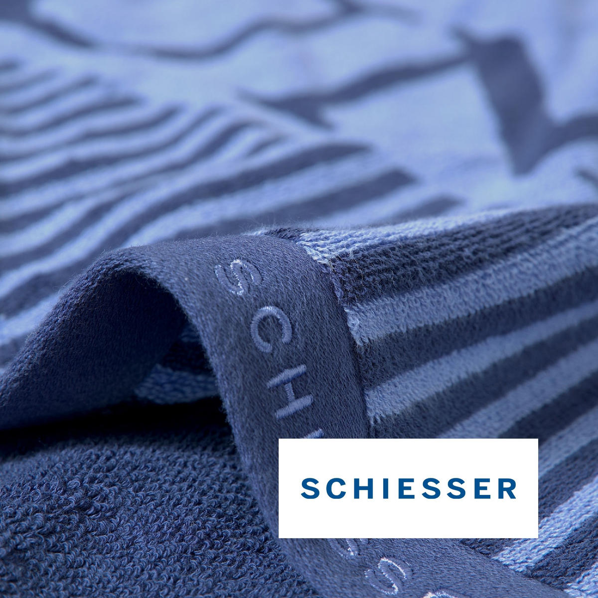 SAUNATUCH Rom - 75x200 cm - Hellblau - Hellblau, Textil (75/200cm) - SCHIESSER