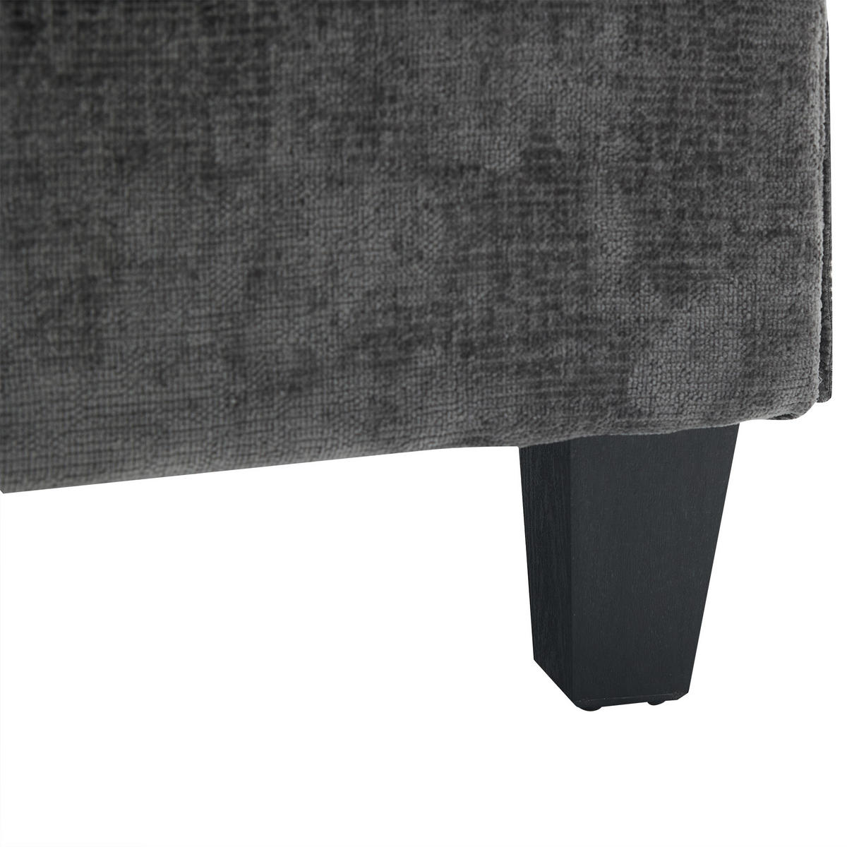 3-SITZER-ECKSOFA aus Stoff 194x118x81 cm in Grau mit Schlaffunktion - Grau, Textil (118/81/194cm) - Modfu