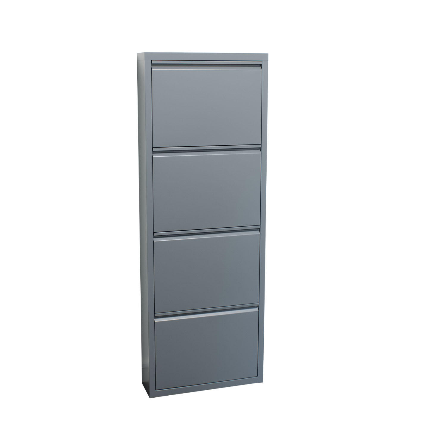 SCHUHKIPPER grau - Grau, Metall (50/140/16cm) - ebuy24