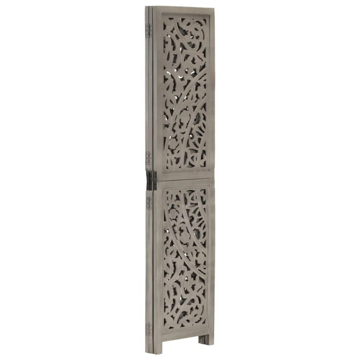 DELETE - Grau, Holz (120/165/1cm) - vidaXL