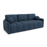 SITZSOFA Granat Abriamo Emili Mit Schlaffunktion - Dunkelblau, Textil (212/95/90cm) - Sepro Meble