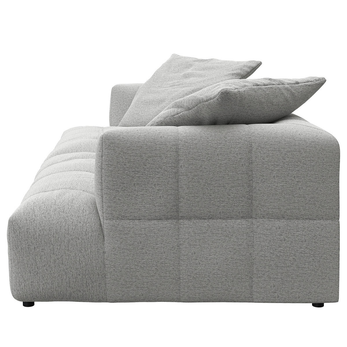 BIGSOFA - Hellgrau, Holz/Kunststoff (272/70/126cm) - home24