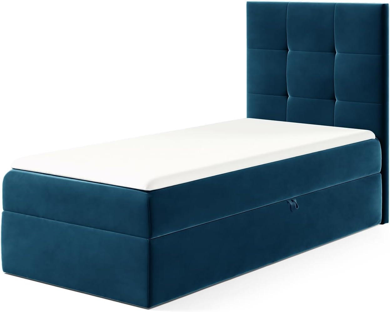 Meblini Kinderbett Dunkelblau 94x208 cm