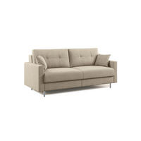 SCHLAFSOFA Megan - Taupe, Textil (168/97/96cm) - Divani.store