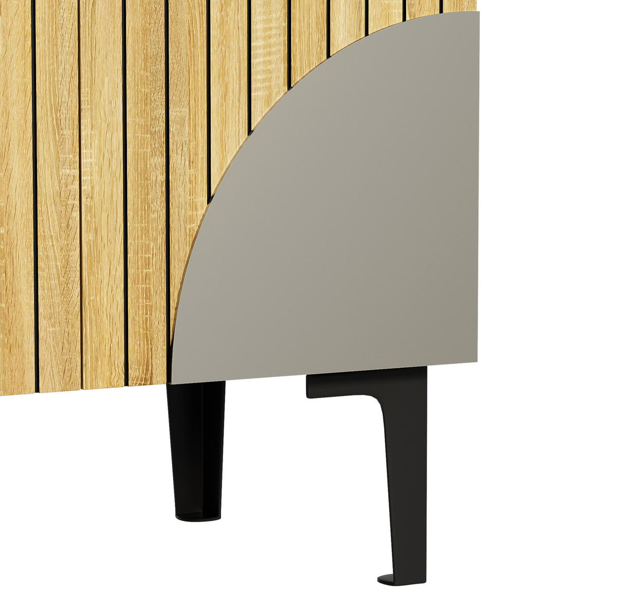 SIDEBOARD 160/94/36 cm Holzfarbe aus Holzwerkstoff mit 4 Türen und 4 Schubladen - Eichefarben, Holzwerkstoff (36/94/160cm) - OKMYHOME