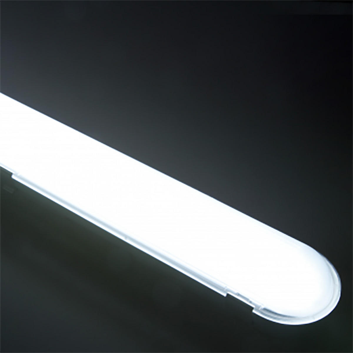 LED DECKENLEUCHTE Grau Kunststoff - Grau, Kunststoff (60/7.7/6.6cm) - ETT