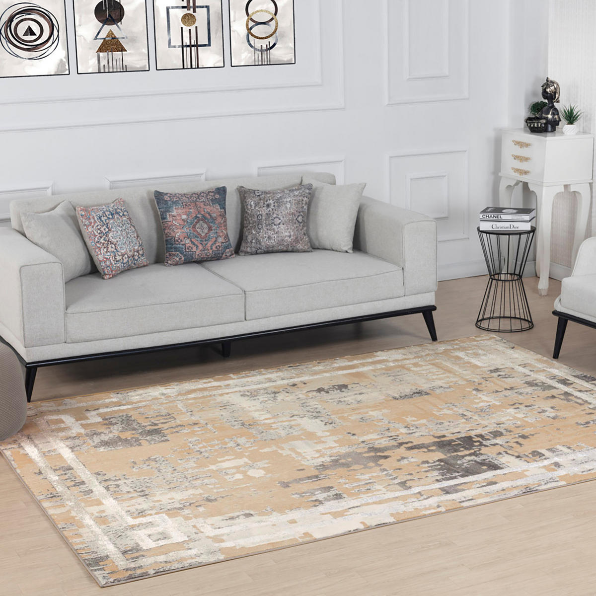 KURZFLORTEPPICH 160/213 cm Beige - Beige, Naturmaterialien/Textil (160/213cm) - LIVABLISS