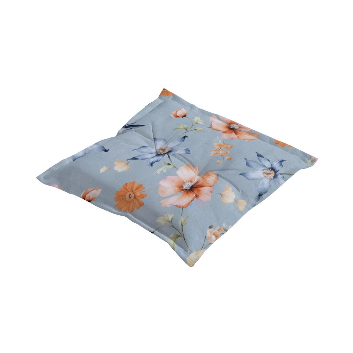 SITZKISSEN Florina 50/50 cm 4er-Set - Blau, Textil (50/5/50cm) - Madison