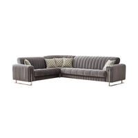 ECKSCHLAFSOFA Kochi Grau - Schenkel gleich lang - Grau, Holzwerkstoff/Kunststoff (315/315cm)