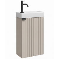 GÄSTE-WC-MÖBELSET Bosco 2 Teile Cashmere - 40 x 22 x 68 cm - Kaschmir, Holz (40/68/22cm) - Badplaats