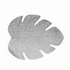 TISCHSET Blattform 36/46 cm - Silberfarben, Kunststoff (46cm) - Douceur d´intérieur