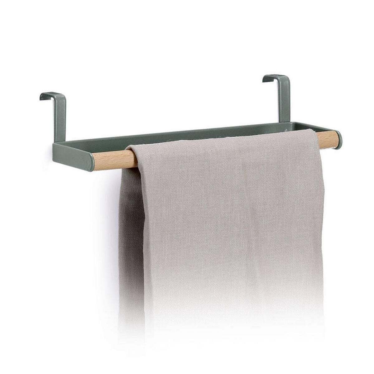 HANDTUCHHALTER 24/10 cm - Grau, Metall (10/5.5/24cm)