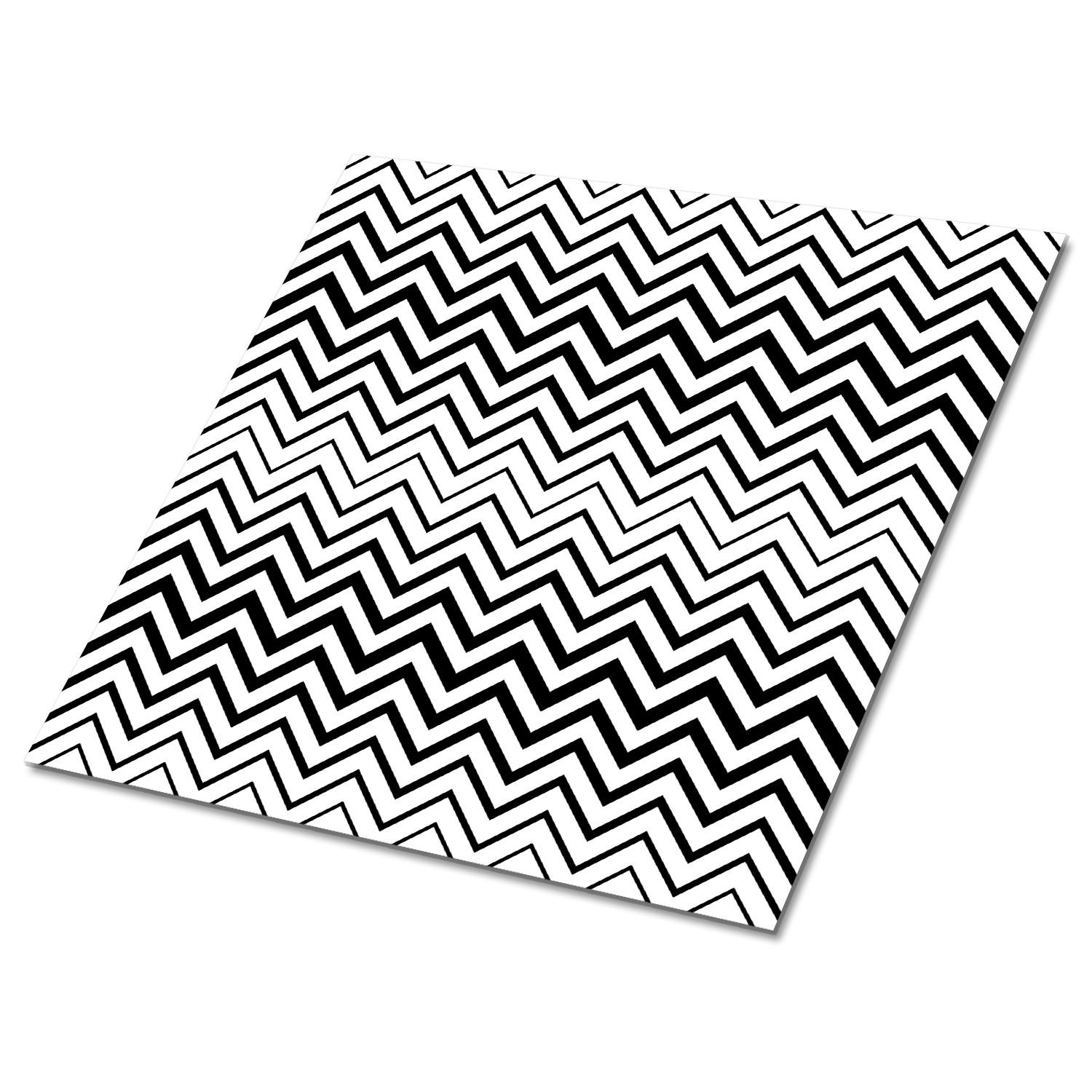 FLIESENAUFKLEBER 9 Stück 30x30 cm selbstklebend Fischgrätmuster - Schwarz, Textil (30/1.6/30cm) - TULUP