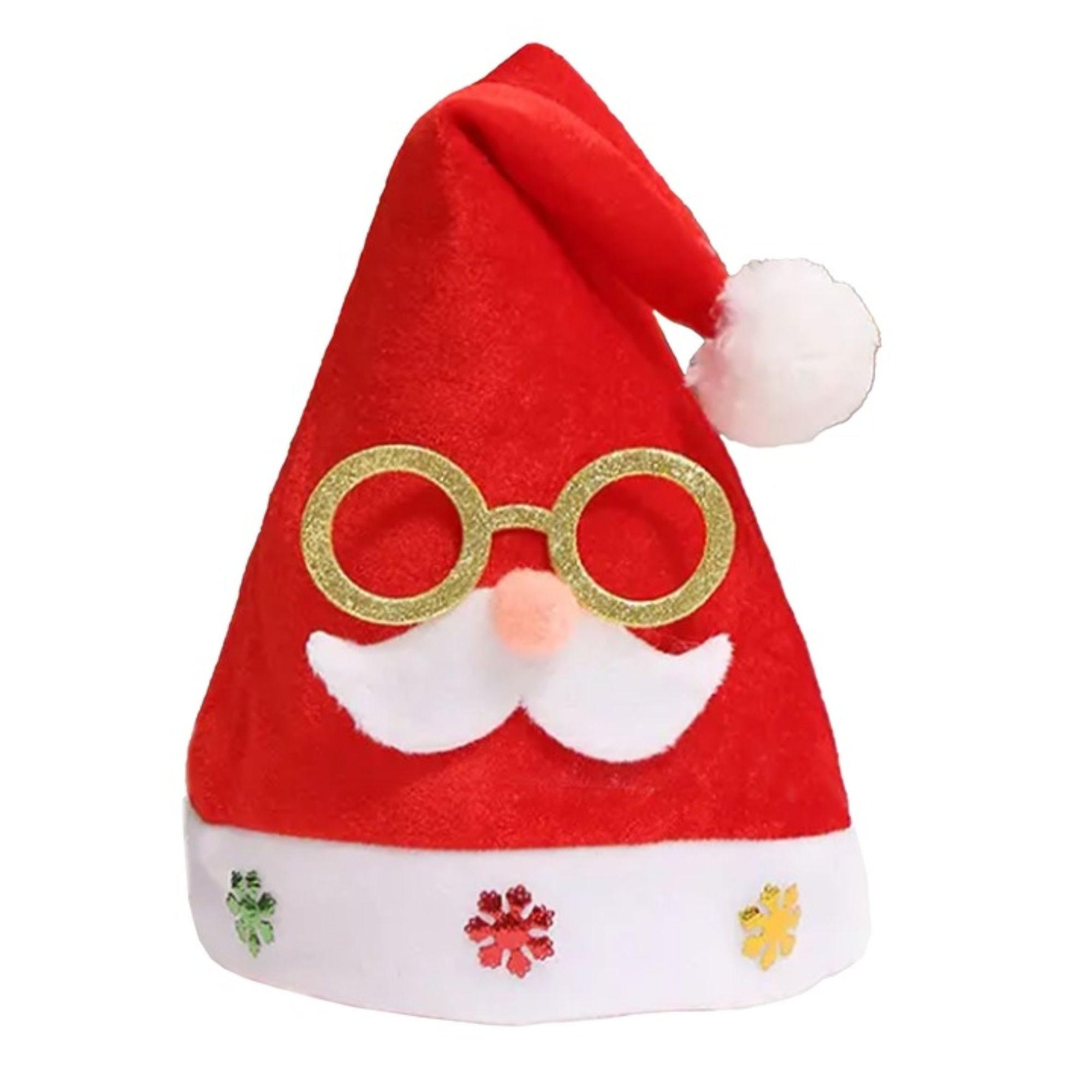 Krumad Weihnachtsmütze Dunkelbraun 15x38x15 cm