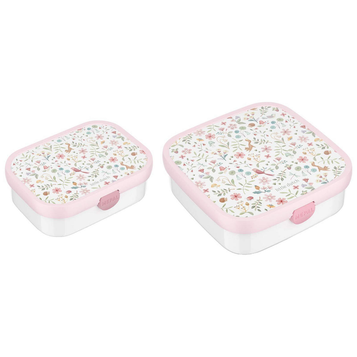 BROTDOSEN-SET Campus (2025) Fairy Wonders 2er Set - Weiß/Rosa, Kunststoff (1/1/1cm) - Mepal