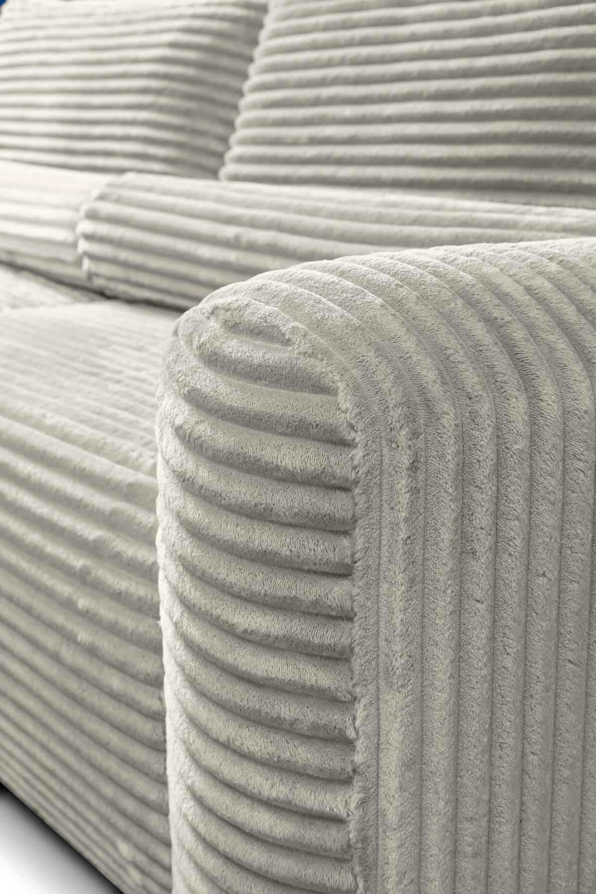 ECKSOFA Leo Greige beidseitig montierbar - Taupe, Kunststoff/Textil (255/85cm) - Selsey
