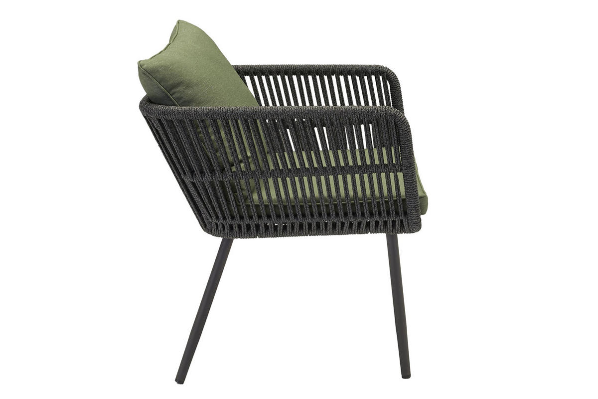 GARTENSTUHL Luna, Metall, Grün - Grün, Metall (61/69/65cm) - dasmöbelwerk