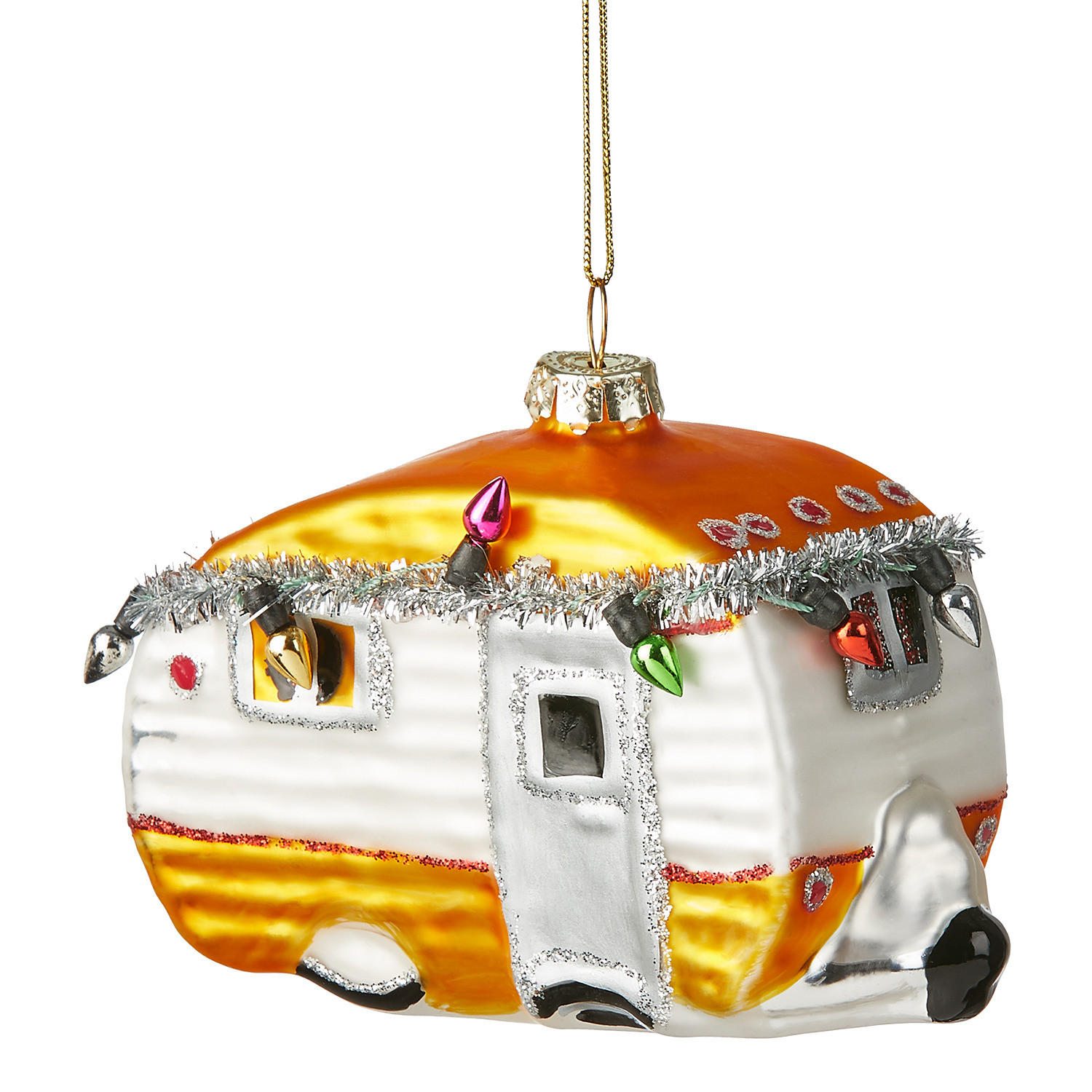 BAUMANHÄNGER Hang On Wohnmobil - Gelb, Glas (6/9/10cm) - Butlers