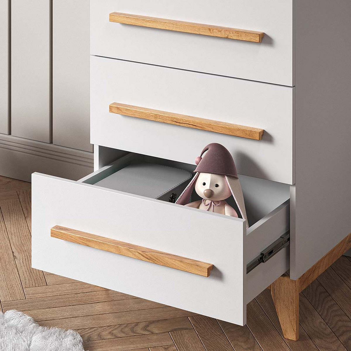 Weiß, Holzwerkstoff (53.4/88/60cm) - VitaliSpa