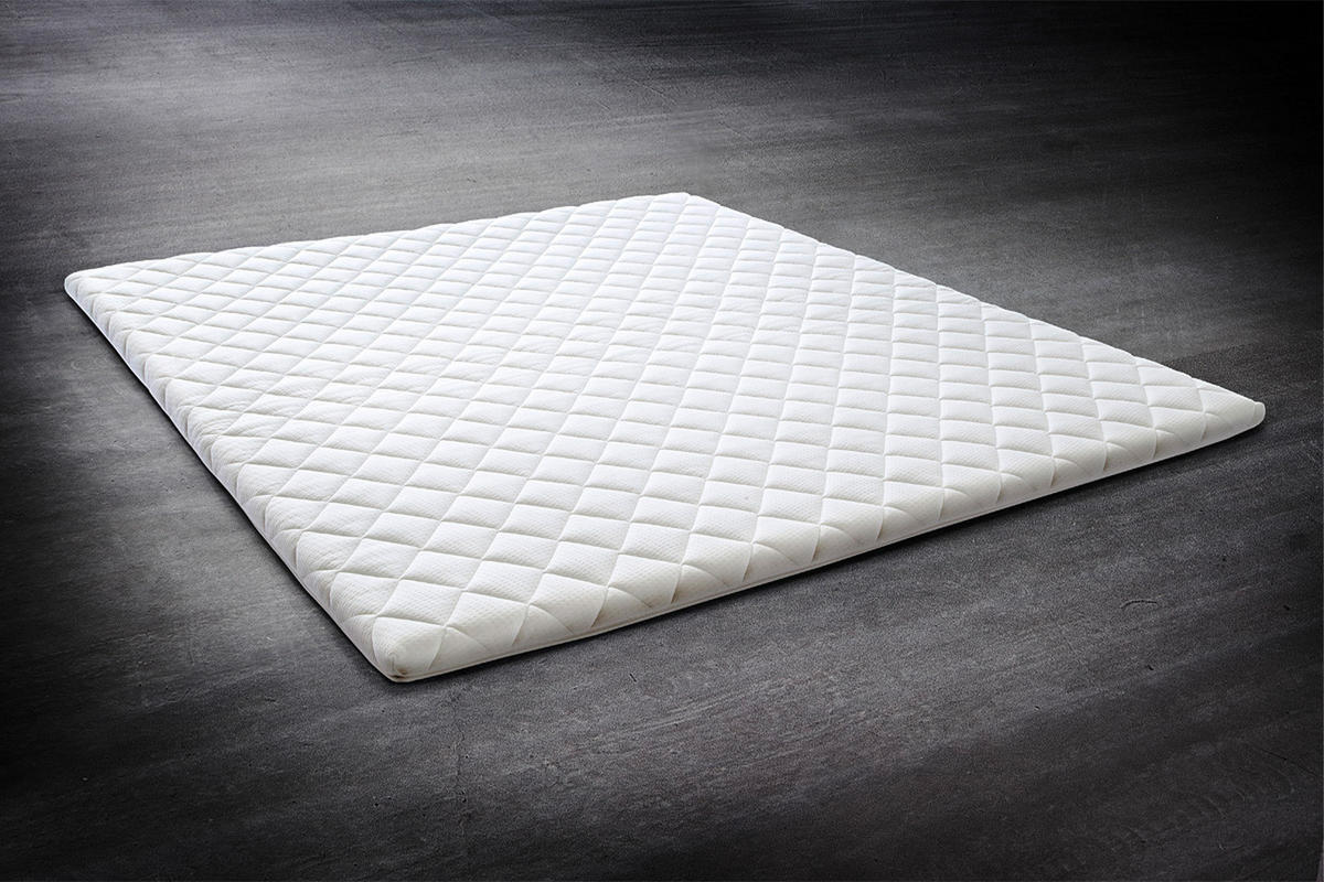 TOPPER SENCE-ICE KALTSCHAUM SOLO Weiß - Weiß, Textil (180/200cm) - KAWOLA