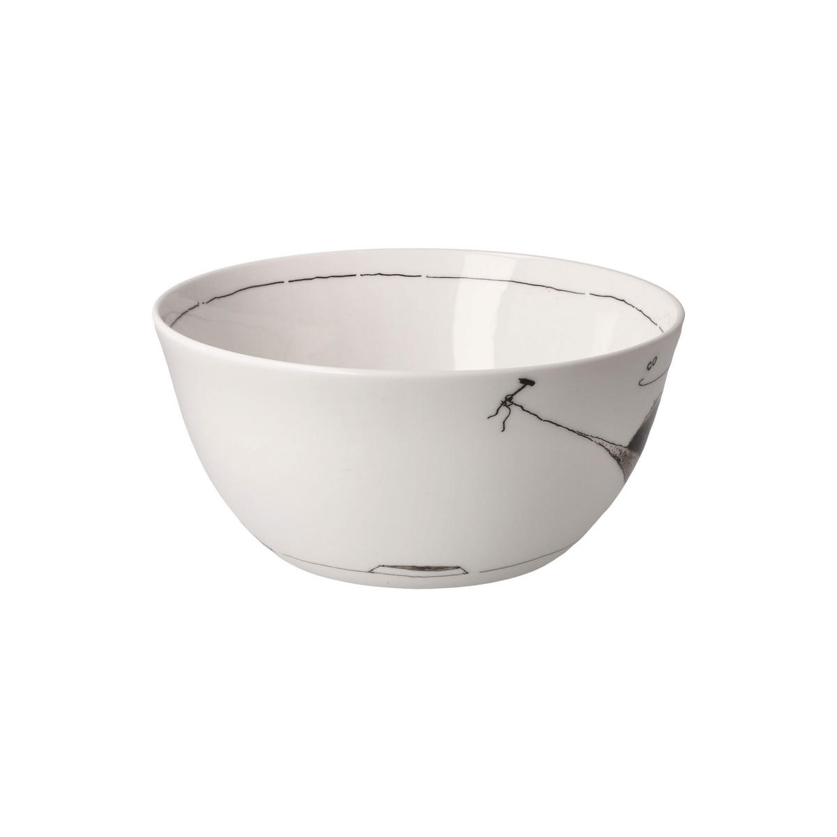 KÜNSTLERSCHALE Peter Schnellhardt - Mittagspäuschen, Fine Bone China, Bunt, 15 cm - Multicolor, Keramik (7cm) - Goebel
