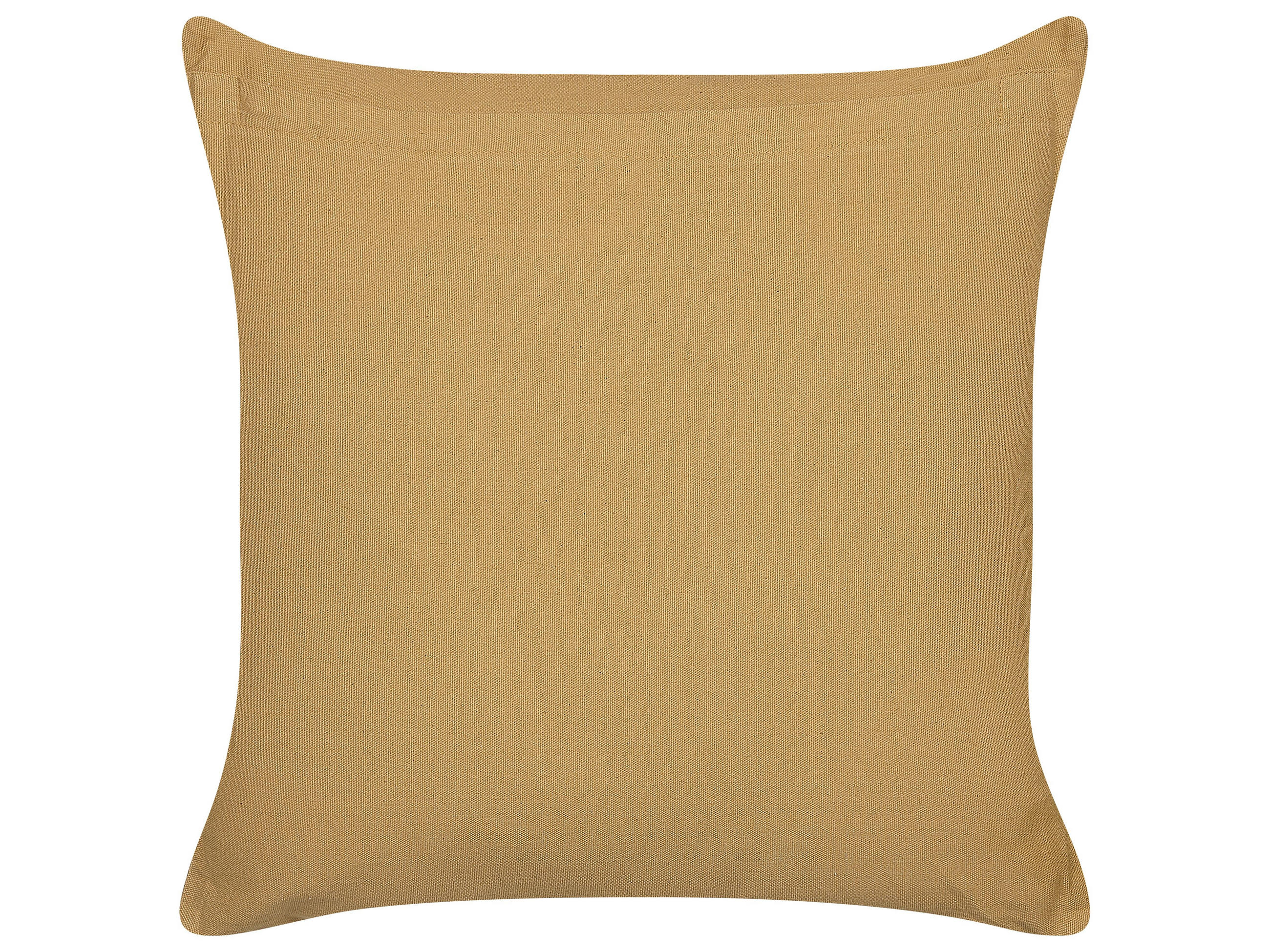 DEKOKISSEN Sandbeige 45/45 cm Salix - Beige, Naturmaterialien/Textil (45/45cm) - Beliani