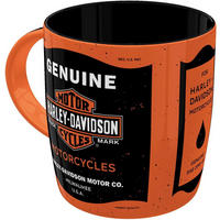 KAFFEETASSE 330 ml Harley-Davidson Genuine Motorcycles - Multicolor, Keramik (0.33L) - Nostalgic-Art