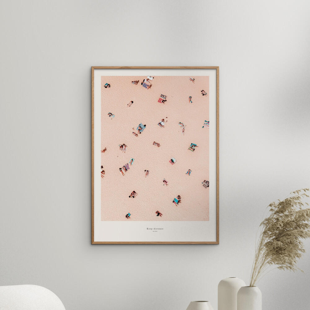 POSTER A.P. Atelier - Distance - Pink, Papier (50/70/0.1cm) - Poster&Frame