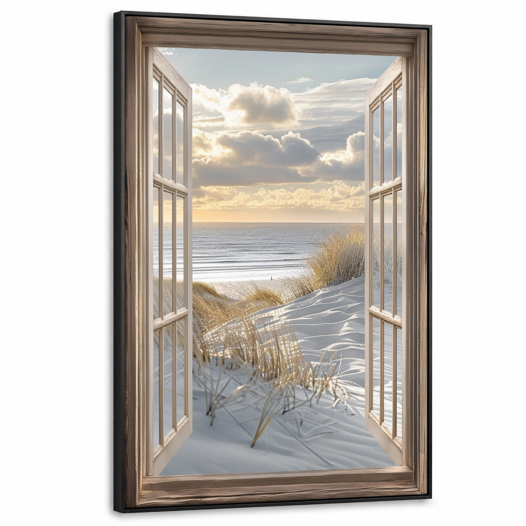MuchoWow Leinwand Sand 100x150 cm