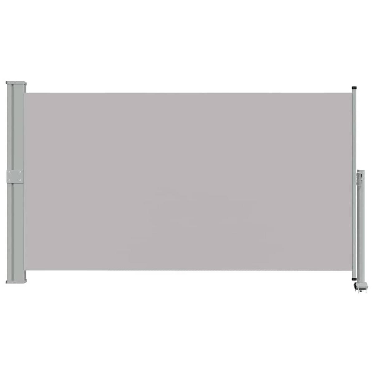 SEITENMARKISE Ausziehbare 140/300 Cm Grau - Grau, Textil (300/140cm) - vidaXL